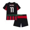 Divisa di Calcio AC Milan Christian Pulisic 11 Bambino Prima 2025/2026